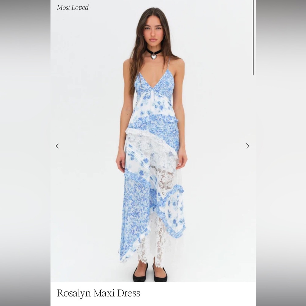 For love and lemons Rosalyn Maxi dress